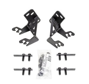Ford F-450 Super Duty Brackets - Go Rhino - RC3 LR and RC4 LR - Textured Black - `11-`16